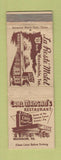 Matchbook Cover - La Reste Motel Waxahachie TX Carl Mangan's WEAR