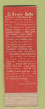 Matchbook Cover - El Fenix Mexican Food Dallas TX girlie feature WEAR