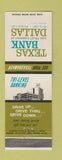 Matchbook Cover - Texas Bank and Trust Dallas TX