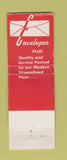 Matchbook Cover - Frank Love Envelopes Dallas TX
