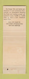 Matchbook Cover - Storey's Automotive repair Dallas TX