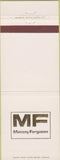 Matchbook Cover - Massey Ferguson Tractors Biglerville PA