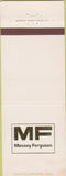 Matchbook Cover - Massey Ferguson Tractors East Stroudsburg PA CREASE