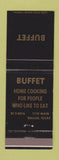 Matchbook Cover - Buffet Restaurant Dallas TX