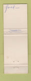 Matchbook Cover - S&S Tea Room Dallas TX