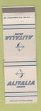 Matchbook Cover - Aslitalia Airlines
