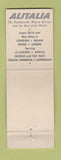 Matchbook Cover - Aslitalia Airlines