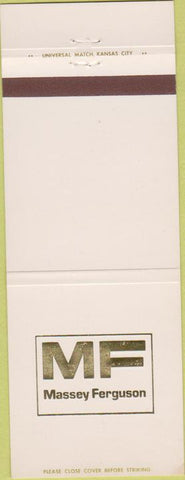 Matchbook Cover - Massey Ferguson Tractors BLANK
