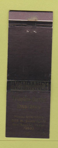 Matchbook Cover - Trimble Batjer Insurance San Angelo TX WEAR
