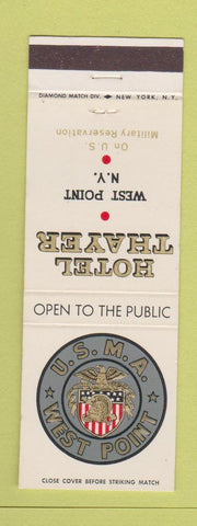 Matchbook Cover - Hotel Thayer West Point NY