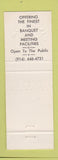 Matchbook Cover - Hotel Thayer West Point NY
