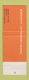 Matchbook Cover - Braniff Airlines WEAR