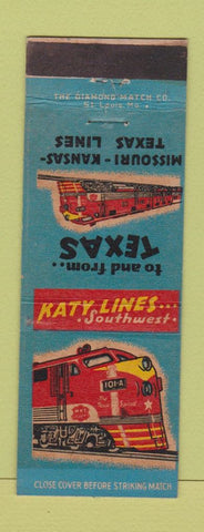 Matchbook Cover - KATY Railroad MKT