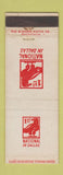Matchbook Cover - 1st National Bank Dallas TX