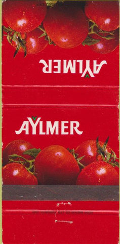 Matchbook Cover - Aylmer Tomatoes 30 Strike