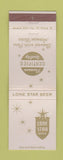 Matchbook Cover - Lone Star Beer