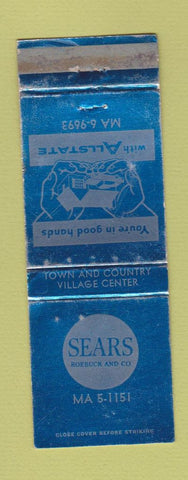 Matchbook Cover - Sears Rebuck and Company WEAR