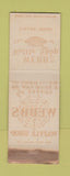 Matchbook Cover - Hotel Whitmore Dallas TX WORN