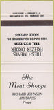 Matchbook Cover - The Meat Shoppe Maple ON 30 Strike