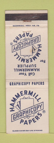 Matchbook Cover - Hammermill Papers WEAR