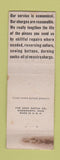Matchbook Cover - Olympia Laundry Dallas TX girlie