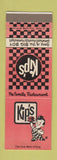 Matchbook Cover - Kip's Big Boy Hamburgers Dallas Fort Worth TX Houston