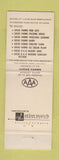 Matchbook Cover - Lucas Restaurant Dallas TX
