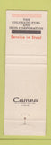 Matchbook Cover - CF&I Steel Denver