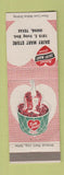 Matchbook Cover - Tasty Sweet Ice Cream Dairy Mart Irving TX