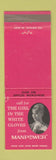 Matchbook Cover - Manpower Employment girlie