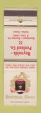 Matchbook Cover - Bostonian Shoes Reynolds Penland Dallas TX