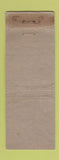 Matchbook Cover - Hotel Hotel Wichita Falls TX WORN