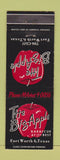 Matchbook Cover - The Big Apple Fort Worth TX
