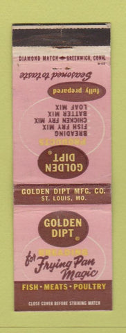 Matchbook Cover - Golden Dipt Breading mix St Louis MO