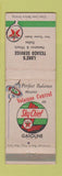 Matchbook Cover - Luke's Texaco oil gas Dallas TX Sky Chief