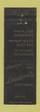 Matchbook Cover - Dunton's Cafeterias Dallas TX WEAR