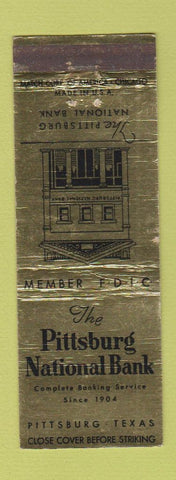 Matchbook Cover - Pittsburgh National Bank TX WEAR