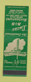 Matchbook Cover - Lucas Restaurant Dallas TX