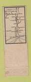 Matchbook Cover - Illinois Central Railroad