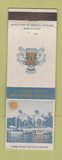 Matchbook Cover - Soreno Hotel St Petersburg FL
