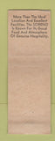 Matchbook Cover - Soreno Hotel St Petersburg FL