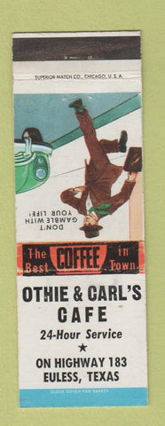Matchbook Cover - Othie Carl's Cafe Euless TX