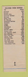 Matchbook Cover - AG Motor Lodge Denver Colorado Colfax