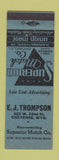 Matchbook Cover - EJ Thompson Superior Match Cheyenne WY