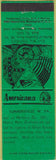 Matchbook Cover - Perkins Americana Civil War Summersville WV Green