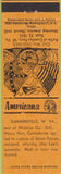 Matchbook Cover - Perkins Americana Civil War Summersville WV Orange