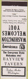 Matchbook Cover - Perkins Americana Bayview Tavern Friday Harbor WA White