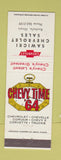 Matchbook Cover - 1964 Chevrolet Sawicki Rochelle IL