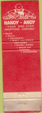 Matchbook Cover - Handy Andy Super Markets San Antonio TX WEAR