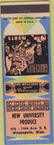 Matchbook Cover - New University Produce Minneapolis MN